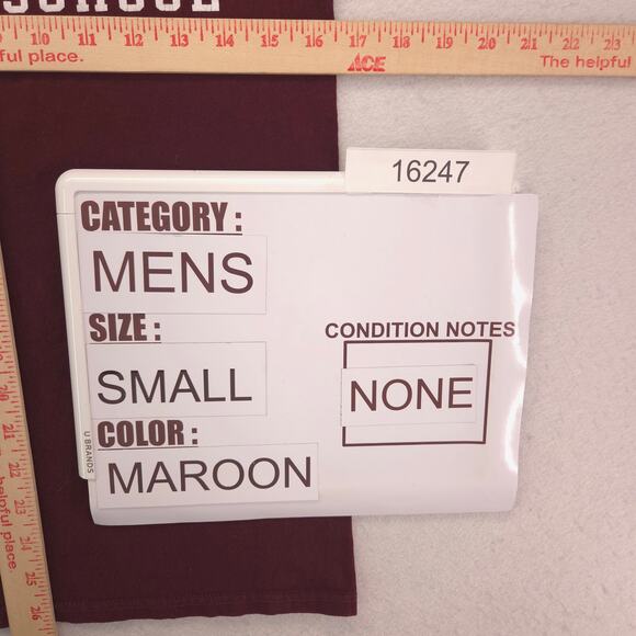 Champion Harvard Short Sleeve College Shirt Adult Mens Size Small S Maroon - Picture 8 of 9